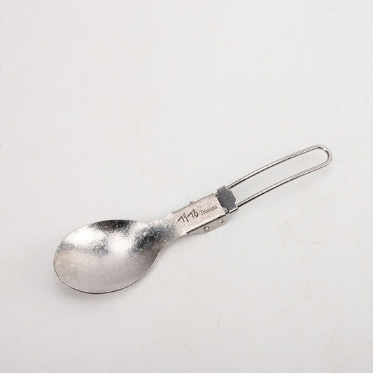 Twilight folding straight handle fork spoon